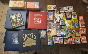 ENORME lotto da collezione 6500 PIÙ carte sportive vintage calcio, baseball, basket - Foto 1 di 24