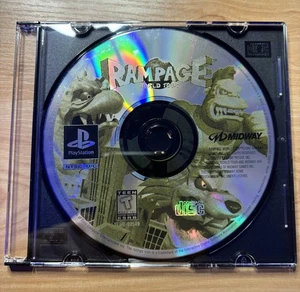 Rampage World Tour PS1 PlayStation 1 Disc Only - Tested - Picture 1 of 2