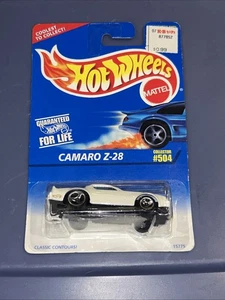 1995 Hot Wheels Die Cast Car White Camaro Z-28 #504 - #15775 - Picture 1 of 2