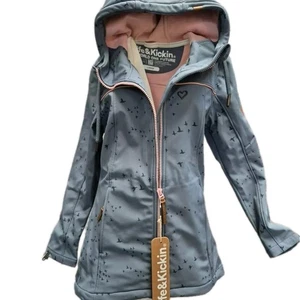 Jacke Softhelljacke Parka Übergangsjacke ALIFE AND KICKIN Blau Gemustert (8 816) - Bild 1 von 19