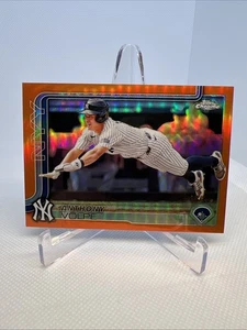 Anthony Volpe /25 #162 Orange Refractor 2025 Topps Chrome - Bild 1 von 3