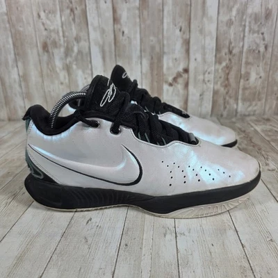 Nike Air Zoom Pro White Black Mens Basketball Shoes Size 8 Sneakers - Image 1 of 4
