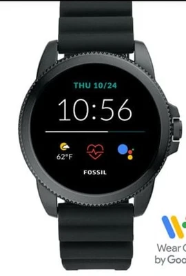 NEW! Fossil Men's Gen 5E 44mm Stainless Steel Touchscreen RETAILS FOR  $249.00 - Image 1 of 4