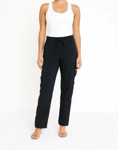 Pantalones deportivos para mujer Athleta forrados negros La Viva Tech cálidos y acogedores talla 2 - Imagen 1 de 7