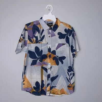 Детская рубашка Billabong с разноцветным узором на пуговицах - Изображение 1 из 4