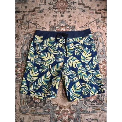 Reef Men's Swim Shorts Tropical Leaf Printed Board Shorts Summer Beach Size 34 - Image 1 of 4