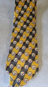 Pittsburgh Steelers Ties Mens Steelers Necktie Licensed Neck Tie NWT - Picture 1 of 5