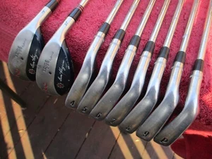 BEN HOGAN BH-5 IRONS (4-P) STEEL +1 1/4" AND 2 EDGE HYBRIDS - Picture 1 of 7