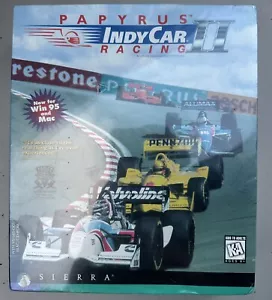 Papyrus Indycar Racing Game For Windows 95 Mac, Cd Room New Sealed 1996 - Picture 1 of 3