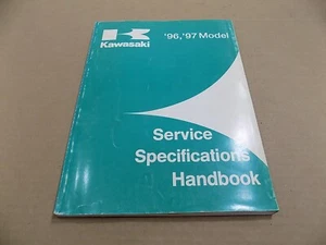 OEM KAWASAKI SERVICE SPECIFICATIONS HANDBOOK / 1996 1997 / 99926-1028-01 - Picture 1 of 4