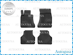 NEW LHD BLACK RUBBER FLOOR MATS ALL WEATHER FOR BMW E65 E66 2001-2008 7 SERIES - Picture 1 of 4