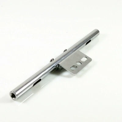 Soporte de barra de tubo de luz de señal de giro de montaje corto de metal delantero trasero para motocicleta bicicleta Foto 1 de 4