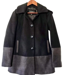BCBG Paris Winter Coat  Black And Gray Womens Small - Picture 1 of 7