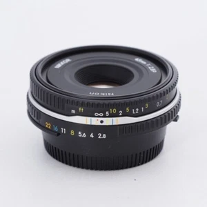 Near Mint Nikon Ai-s Nikkor 45mm f/2.8 P Black Pancake Lens From Japan - Bild 1 von 8