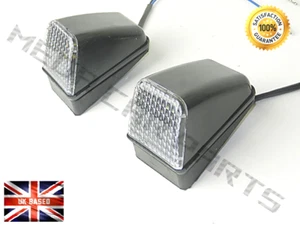 FOR VOLVO FH / FM 2002-2007 2 x TOP MARKER LIGHT LAMP CLEAR LENS PAIR BULB STYLE - Picture 1 of 4