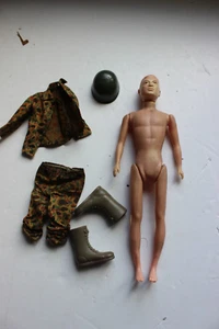 Vintage 1960s 12" doll early copy of Action Man GI Joe- ACTION FIGURE - Picture 1 of 8