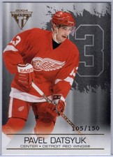 2003-04 Titanium Hobby Jersey Number Parallels #35 Pavel Datsyuk 105/150 *S2556