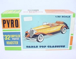 Pyro USA CHRYSLER IMPERIAL ROADSTER`32 Table Top Serie Model Car Kit MIB`66 RARE - Picture 1 of 5