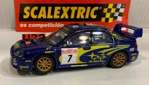 Slot Car SCX Scalextric Altaya Subaru Impreza WRC #7 Monte Carlo 2003 Solberg - Picture 1 of 6
