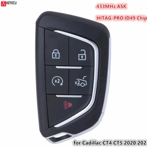 Smart Proximity Remote Key Fob for Cadillac CT4 CT5 2020 2021 2022 YG0G20TB1YG - Picture 1 of 5