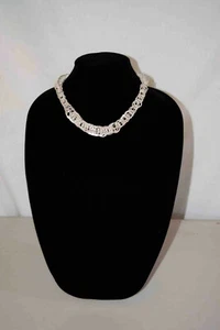 BEAUTIFUL Silver detailed link necklace from Guatemala (#089) - Picture 1 of 10