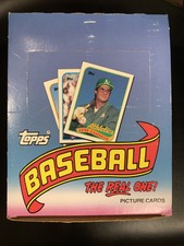 1989 Topps Baseball Card Rack Box 24 packs 43 cards per pack