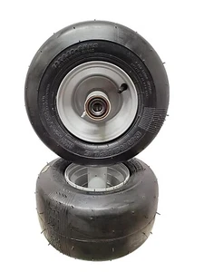 Set of (2) Carlisle 13X6.50-6 Husqvarna 4 Ply Zero Turn Wheels & Tires - Picture 1 of 6