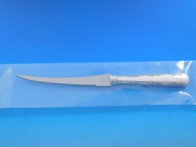 Cuchillo de tomate de plata esterlina Camellia de Gorham dentado hecho a medida 8" Foto 1 de 4