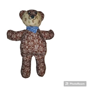 Cowboy Western Bear 12” Plush Cowboy And Cowboy Boot Print With Bandana - Picture 1 of 3
