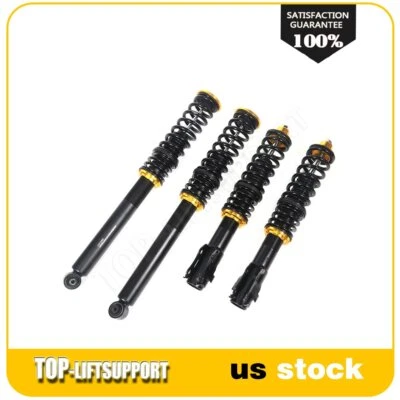 For VW MK2 / MK3 GOLF & JETTA  Coilover Shocks Struts Kits Adjustable Height - Image 1 of 4
