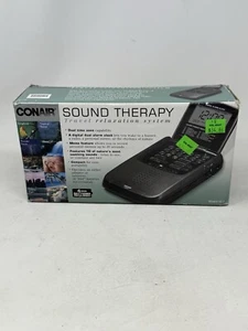 Sistema de Viaje Terapia de Sonido Conair Radio Reloj Despertador Modelo SU5 con Adaptador - Imagen 1 de 5