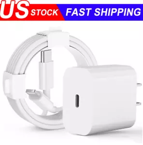 Original USB-C Fast Charger For iPhone 14 13 12 11 Pro Max XS XR 8 Type C Cable - Picture 1 of 17