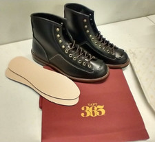 NEW Taft 365 Mens M007 Stacked Heel Lace-Up Black Boots Men's 007 US Size 8.5