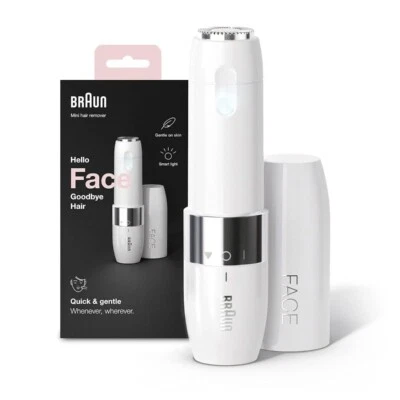 New Braun FS1000, Cordless Face Mini Body Hair Remover For Women - Free Shipping Foto 1 de 4