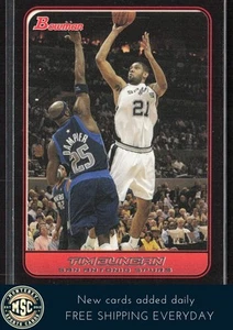 Tim Duncan 2006-07 Bowman #20 San Antonio Spurs - Imagen 1 de 2