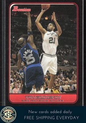 Tim Duncan 2006-07 Bowman #20 San Antonio Spurs Foto 1 de 2