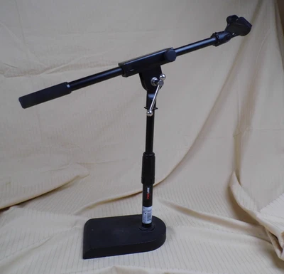 Proline MS112BK Desk Boom Microphone Stand – Adjustable with Weighted Base - Image 1 of 4