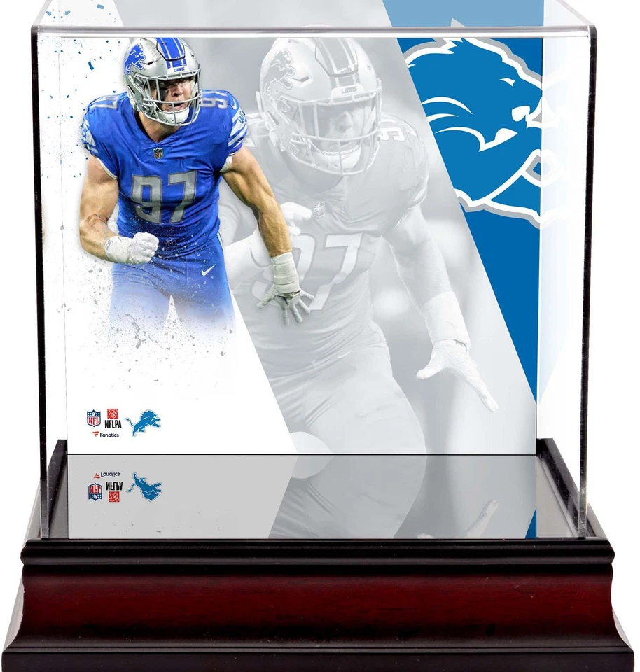 Estuche mini casco de lujo Aidan Hutchinson Detroit Lions Foto 1 de 1