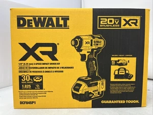 DEWALT DCF845P1 20V MAX XR Kit de percussion sans fil sans balai 3 vitesses 1/4 po - Photo 1/6
