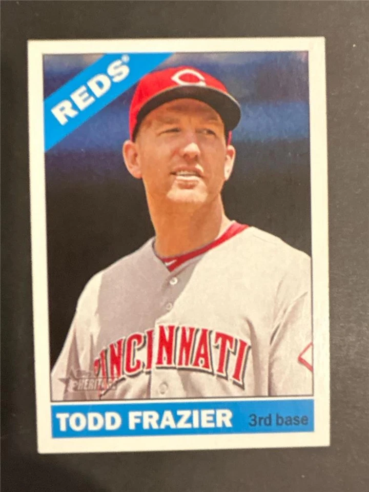 2015 Topps Heritage #434 Todd Frazier SP Short Print Reds - Image 1 of 1