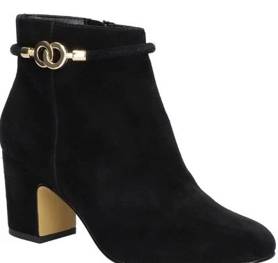 Bella Vita Womens Diaz Suede Block Heel Ankle Boots Size 6M - Image 1 of 4