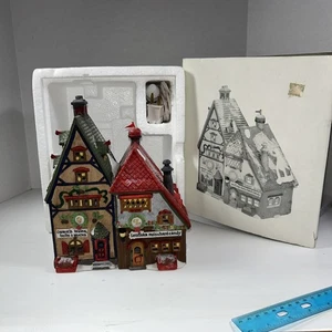 Dept 56 Christmas Village North Pole Obbie's Books & Letrinka's Candy 5624-3 - Picture 1 of 9