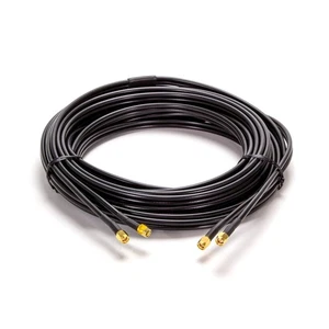 CC-SM-SM-10-D SMA Male to SMA Male 10m Twin Coaxial Cable - Picture 1 of 2