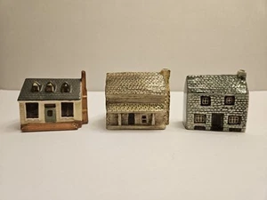 3 Vintage Keramik Miniatur Häuser Made in England Keller Charles - Bild 1 von 7