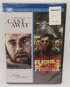 CAST AWAY / FLIGHT OF THE PHOENIX DBL. FEATURE 2-DISC DVD SET, TOM HANKS, WS - Picture 1 of 2