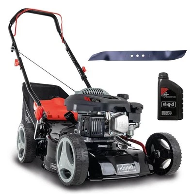 Scheppach Benzin Rasenmäher RM420 3in1 3,3PS Schnittbreite 42cm + Öl + 2. Messer - Bild 1 von 4