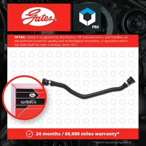 Heater Hose fits BMW 328 E46 2.8 98 to 00 Coolant Gates 11531436410 Quality New - Picture 1 of 2