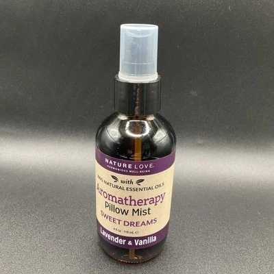 NATURE LOVE SWEET DREAMS AROMATHERAPY LAVENDER & VANILLA PILLOW MIST 4 OZ SPRAY - Image 1 of 3