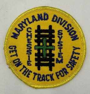Chessie System Rundstoff bestickt Eisenbahn Patch Virginia Division 1983 - Bild 1 von 3