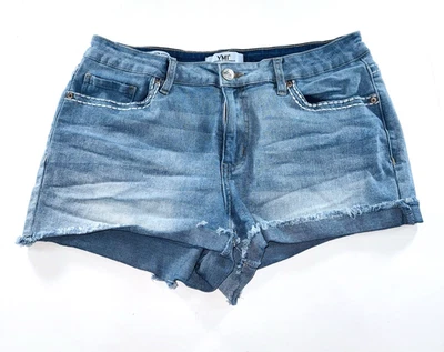 Women's YMI Premium Large Stitch Cut Off Jean Shorts Size 11/30 - EUC - Image 1 of 2